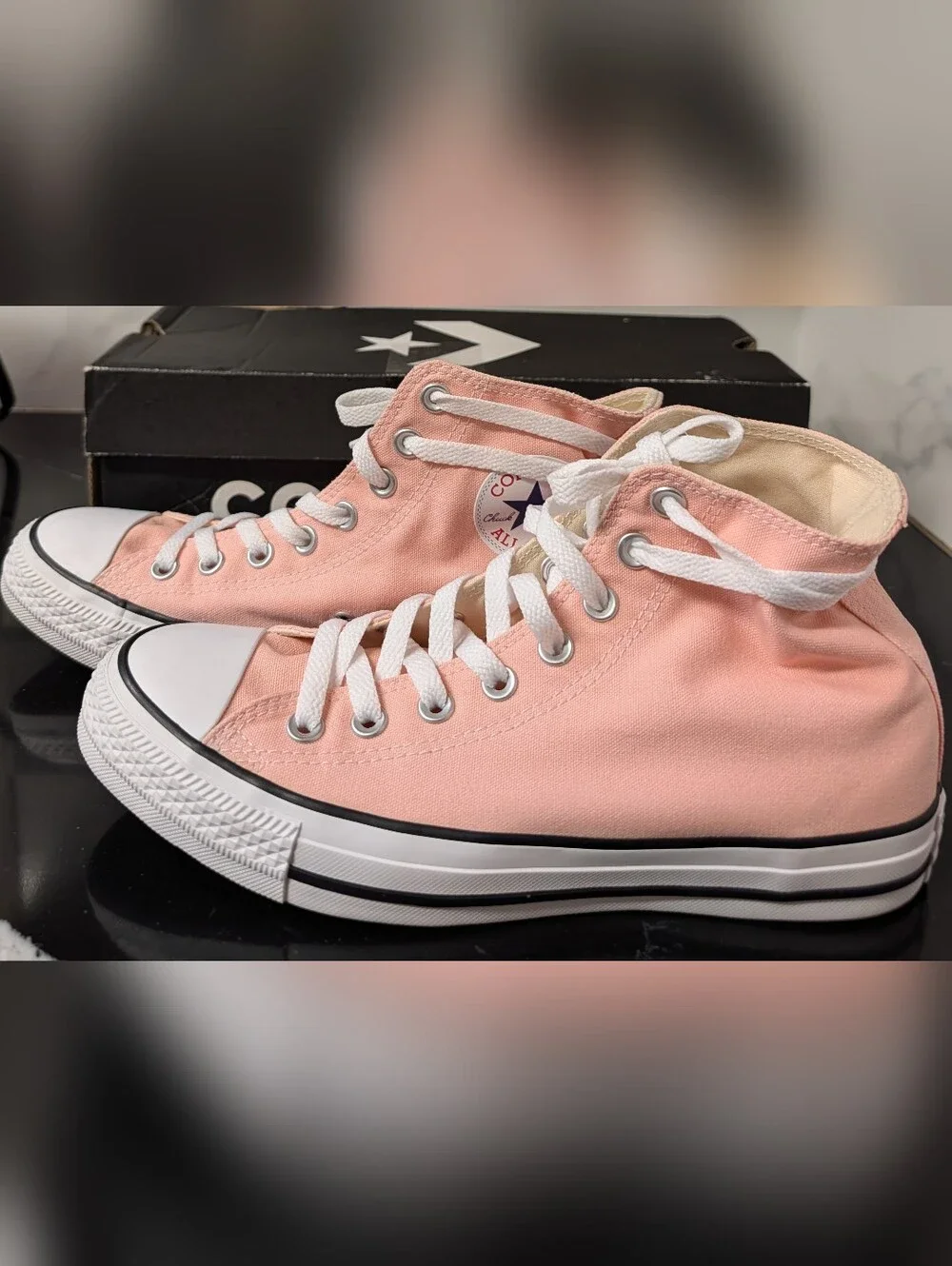 Converse Chuck Taylor All Star Canvas High Top Sneakers Size M7 W9 Exc/Box - Picture 4 of 9